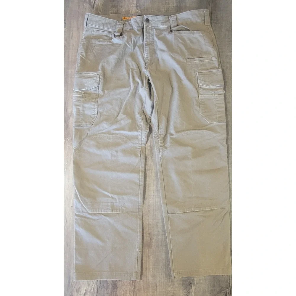 Noble Outfitters Men 42x32 Hammer Drill Canvas Cargo  Heavy Duty Full Flex Pants